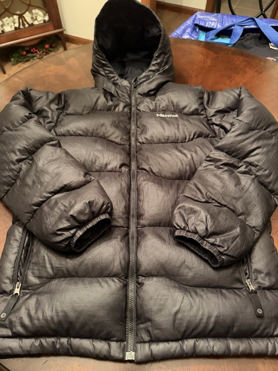 Vintage 2000s Boys Marmot Pufffer Down FullZip Jacket Rare | eBay