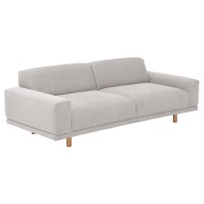 Max Winzer | Penelope | Sofa 2,5-Sitzer | Flachgewebe | Silber