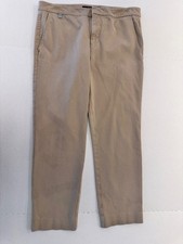 Lauren Ralph Lauren Women Ankle Khaki Chino Pants Size 8 Classic Fit Flat Front