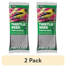  2pack New Nylon with Fresh Thistle Seeds for Wild Birds,13oz 0.369 kg  1Pack