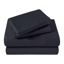 Superior Egyptian Cotton 400 Thread Count Bed Sheet Set 1 Elastic Deep Pocket