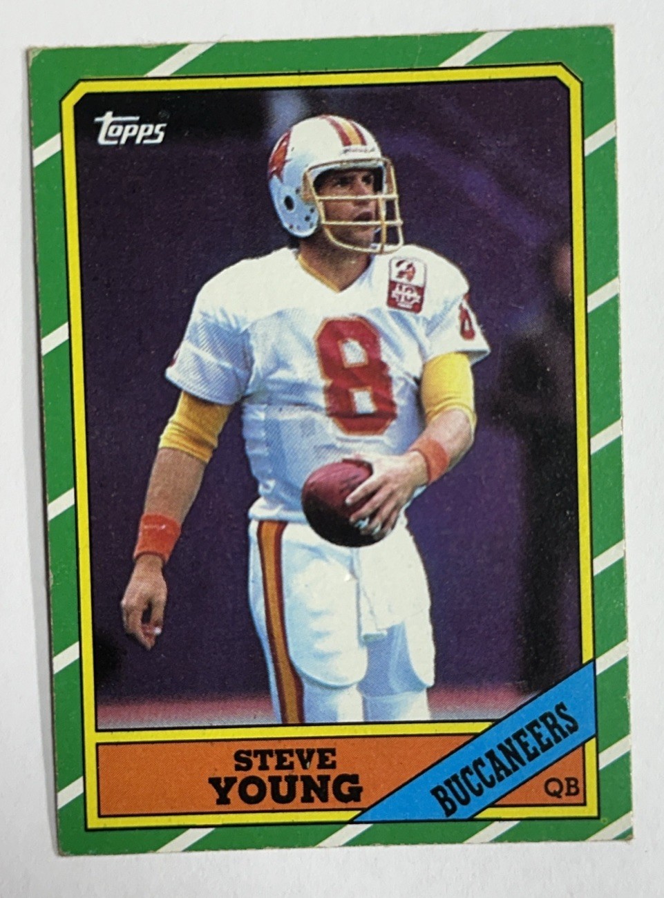1986 Topps Football Steve Young Rookie #374
