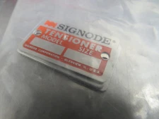 Signode 002481 Name Plate Lot of 3!