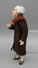 Vtg OOAK Porcelain Elderly Lady Character Doll Artisan Dollhouse Miniature 1:12 — photo 8