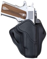 1911 Optic Ready Holster - Owb Ccw Leather Holster For Belts - Right Handed -...