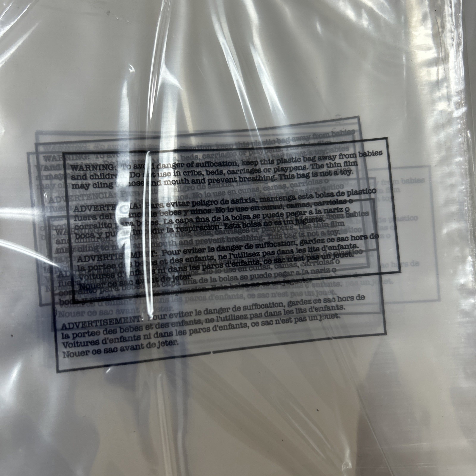 5”x7” Resealable Suffocation Warning Poly Bags Mailers Plastic Amazon FBA