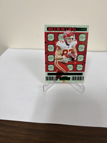 Travis Kelce [Emerald] #WT-TKE 2022 Panini Contenders Winning Ticket card