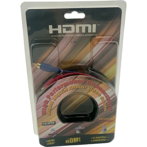 Cable HDMI de alto rendimiento para audio digital y video conectores chapados en oro de 1,5 m - Imagen 9 de 23