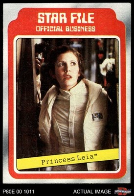 1980 Topps Star Wars The Empire Strikes Back #3 Princess Leia 6 - EX/MT