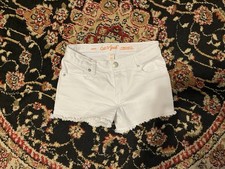 Girls Cat  Jack White Shorts 6/7