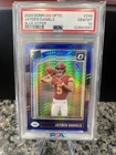 2024 Panini Donruss Optic - Rated Rookie Jayden Daniels Blue Hyper RC PSA 10