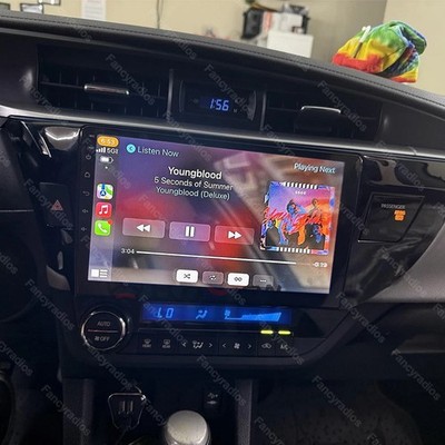 For Toyota Corolla 2014-2016 Apple CarPlay GPS Android 15.0 Car Stereo Radio RDS