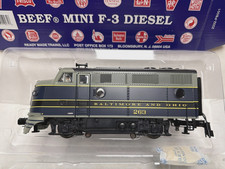 RMT O/O27 GAUGE 92623 B & O BEEF MINI # 263 F-3 A-UNIT POWERED DIESEL LOCOMOTIVE