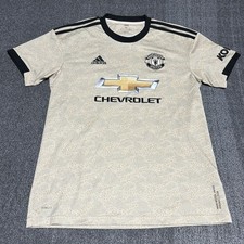 Adidas Manchester United FC 2019 2020 Away Jersey Medium Tan Football Soccer