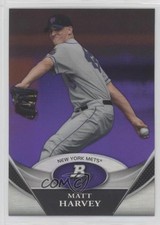 2011 Bowman Platinum Prospects Retail Purple Refractor Matt Harvey #BPP66 r9d