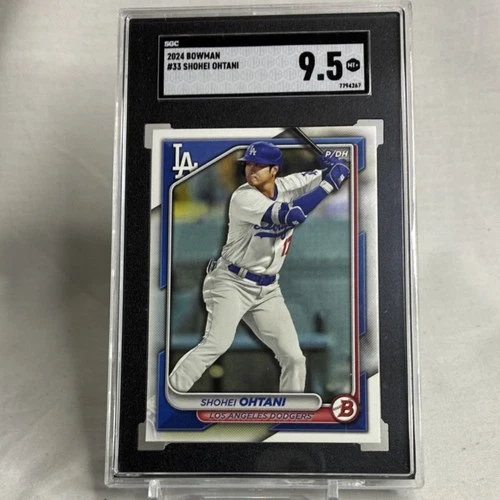 Topps 2024 Bowman Shohei Ohtani #33 Los Angeles Dodgers SGC 9.5 Base Set Card