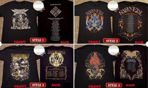 Babymetal North America Tour 2025 15Th Anniversary T-Shirt