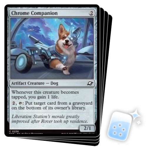 companion mtg cards CHROME COMPANION X4 Edge Of Eternities EOE Magic MTG MINT CARD