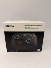 8BitDo Ultimate 2 Bluetooth Controller with Hall Effects + Charging Dock - Black