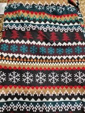 Christmas Pants - Leggings - Snowflakes - Cozy - Medium - NEW