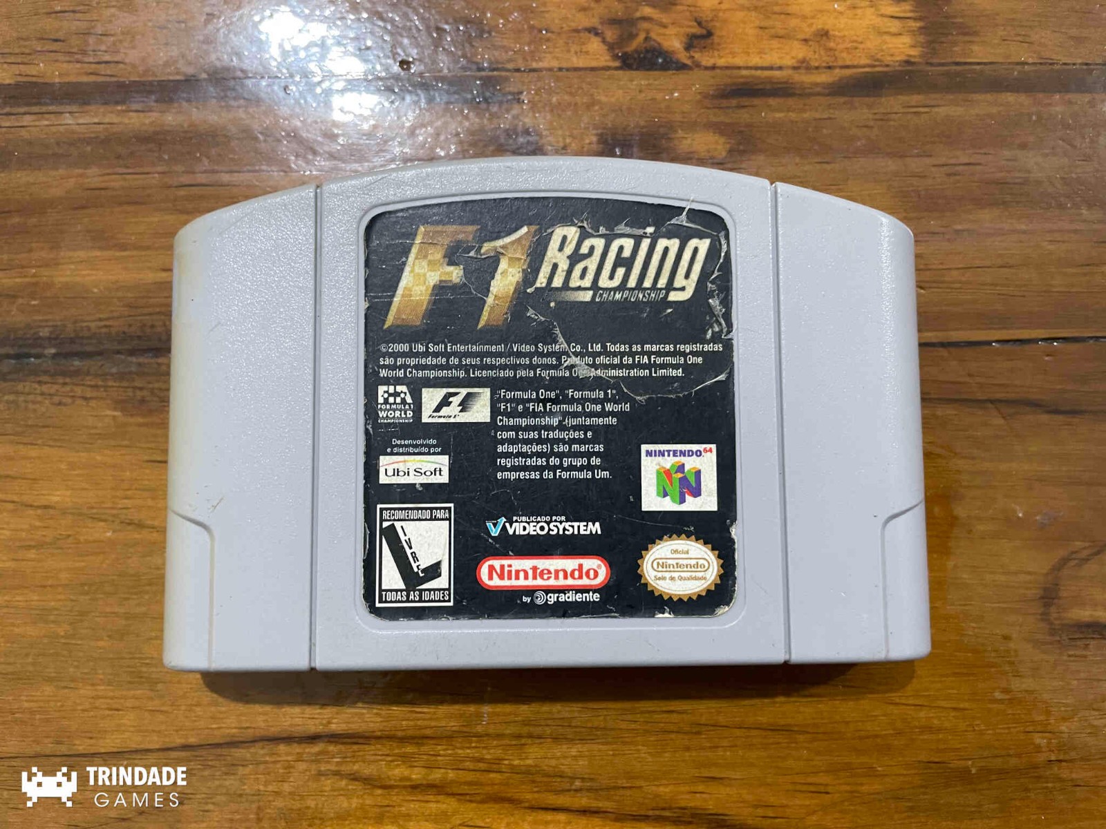 F1 Racing Championship 64 N64 Nintendo 64 NTSC 100% Authentic Brazilian Release
