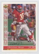 1993 Upper Deck Christian Okoye #396 9b3