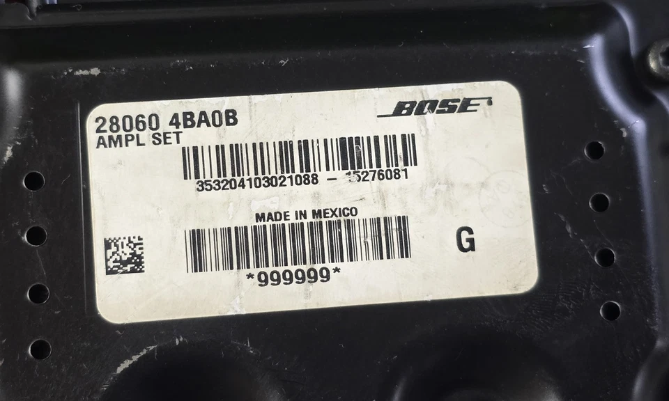 Nissan Rogue 2016-2018 Bose Premium Audio Sound Verstärker 28060-4BA0B OEM Used - Bild 3 von 4