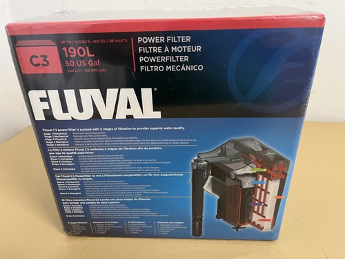 Filtro acquario Fluval C3 190L 50 galloni Power Fish Tank, nuovo e sigillato - Foto 2 di 5