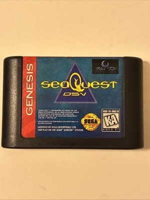 seaQuest DSV (Sega Genesis, 1994) Cartridge only tested