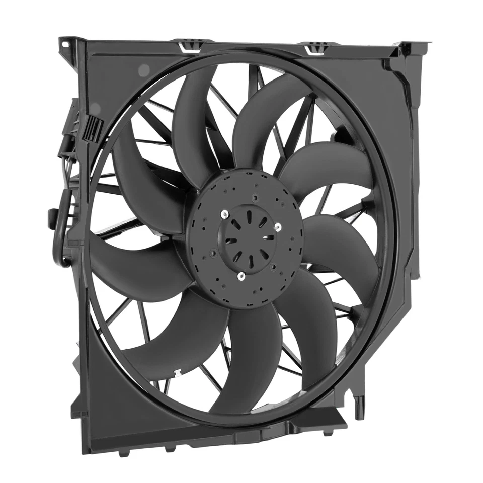 Ventilador de refrigeración del radiador de 3 pines 600 W para BMW X3 2.5i 3.0i 2004 2005-2010 17113442089 Foto 3 de 4