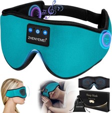 Bluetooth Sleep Headphones White Noise Sleep Mask 3D Eye Mask for Sleeping