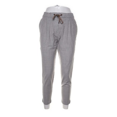 Brunello Cucinelli, Hose, Größe: 36, Grau, Hahnentritt, Damen #9KN