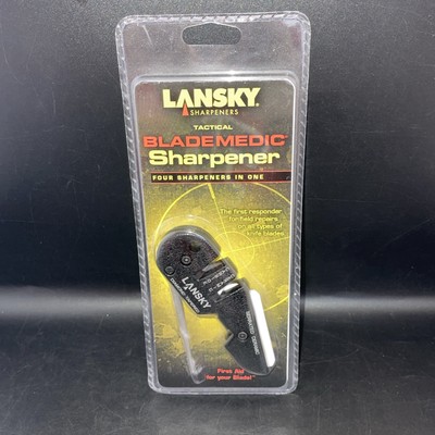 Lansky BladeMedic Tungsten Carbide Ceramic Rod Serrated Knife Sharpener PS-MED01