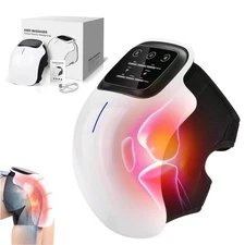 Smart Cordless Knee Massager Vibration Joint Pain Relief Machine Gift for Senior