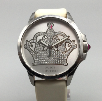 Juicy Couture White Watch with Crystal Details Juicy Couture Stella 40mm Two-tone Stainless Steel Bracelet  main image 3