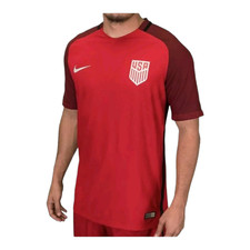 Nike Men's Vapor Match Aeroswift USA National Team Soccer Jersey Red Size Large 