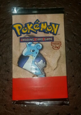 1999 pokemon fossil booster pack Pokemon Trading Card Game Booster Pack Fossil Aerodactyl Art main image 0