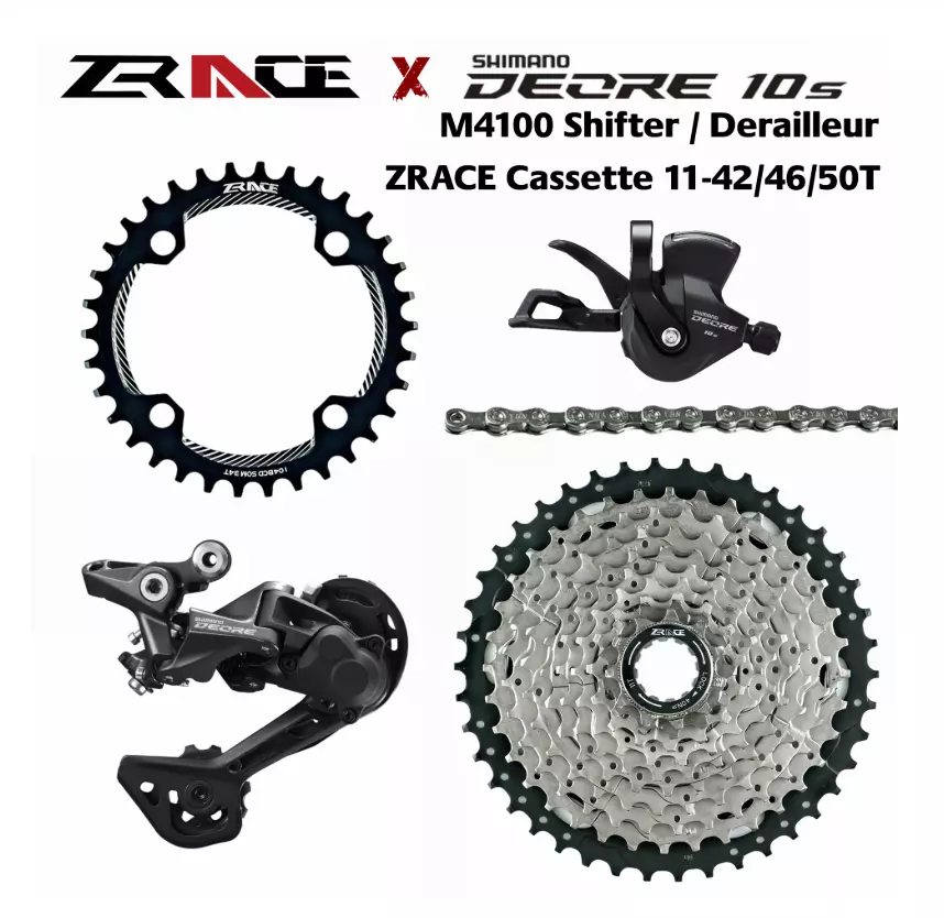 shimano deore 10 speed groupset price
