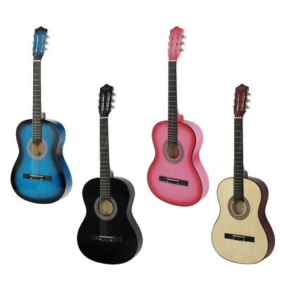 38'' Acoustic Guitar Beginner Starter Guitar Kit with Bag, Strap and Guitar Pick