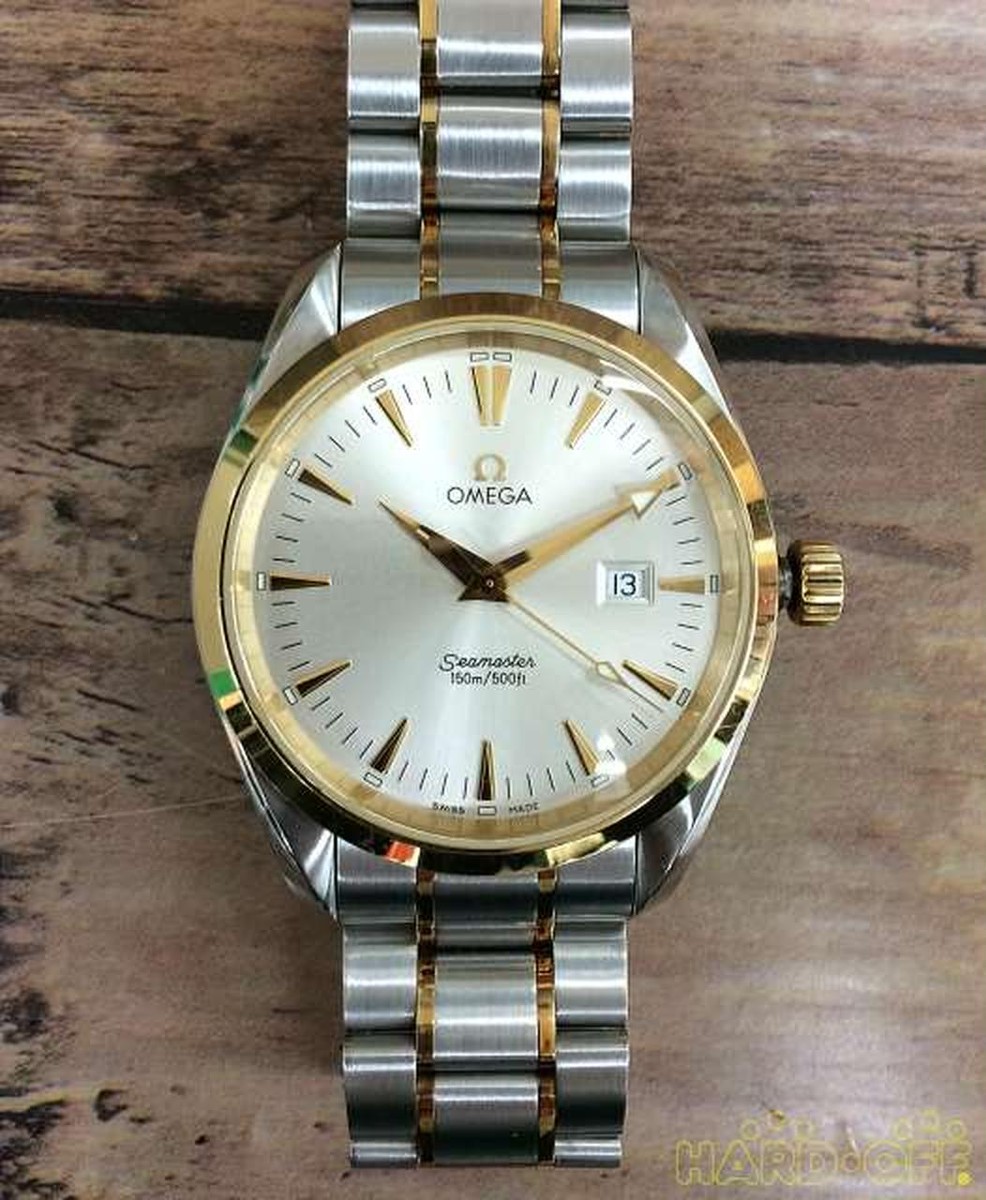 Omega Seamaster Date Stainless Steel Aqua Terra Quartz