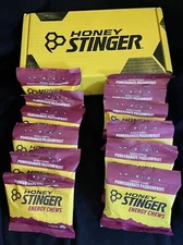 Honey Stinger Chews Pomegranate Passionfruit Twelve 1.8 Oz packages