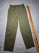 A New Day Pants Womens Size Extra Small XS Green Sun Faded Ankle Jogger Trouser