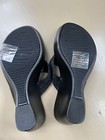NEW Women Black Platform Wedge Crystal Thong  Flip Flop Shoes Sandals Size 6 — photo 3