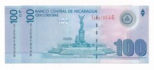 NICARAGUA 100 Córdobas 2007 (2012) P. 204; nota sin circular a elección