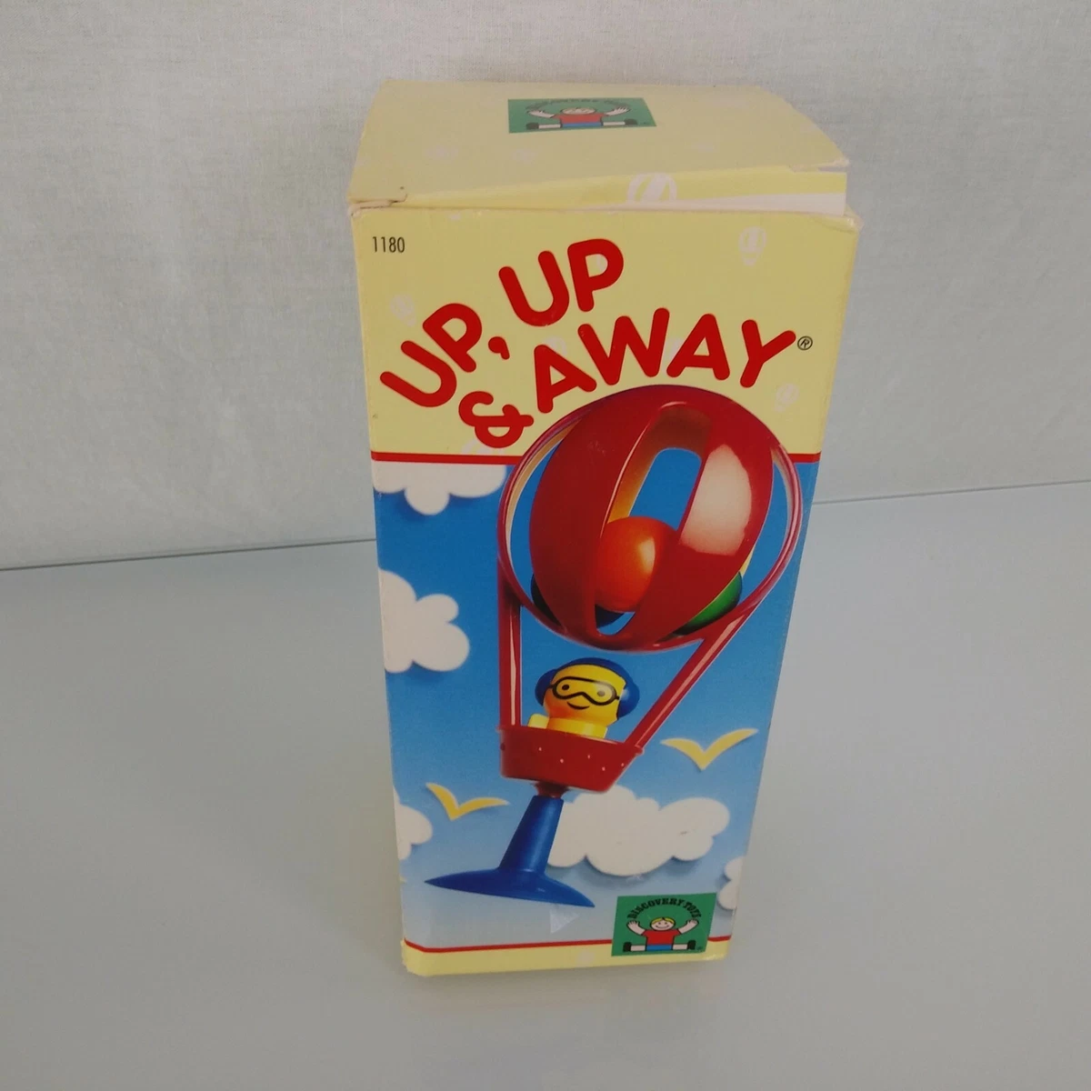1993 Discovery Toys Up Up Away Suction Cup Hot Air Balloon Baby