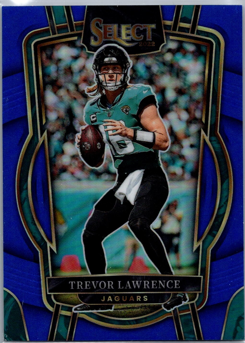2022 Panini Select - Club Level Trevor Lawrence #254 Blue Prizm /99