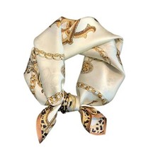 Mulberry Silk Scarfs Neck Scarf 21"x21" Small Square Scarfs hair scarf bandan...