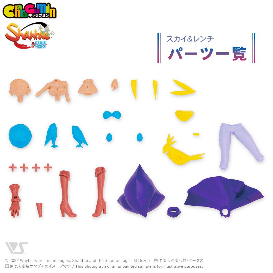 Volks Charagumin Shantae Half-Genie Hero Sky & Wrench assembly kit  2309005