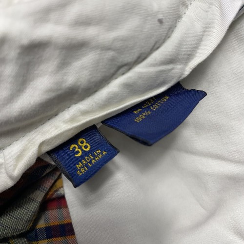 Polo Ralph Lauren Shorts Herren 38 kariert indisch Madras kariert Chino Classic Fit - Bild 4 von 9