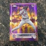 2022 Topps Chrome Sonic Purple Yellow Pulse #57 Matt Manning 176/299 (RC)